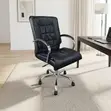 Ergonomic Leather Manager's Office Chair - 5