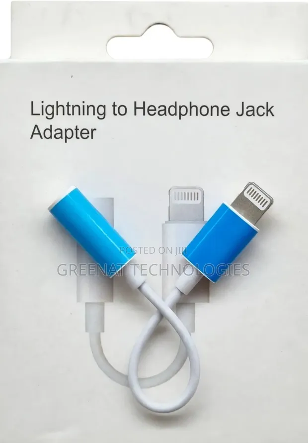 Lightning to 3.5mm Headphone Jack Adapter for iPhone - 1