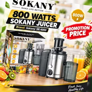 Sokany 800W Juicer Mpya
