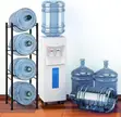 4 Tier Water Bottle Holder Rack - Black Metal - 2