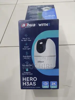 Dahua Hero H3AS 2K Smart Wi-Fi 6 Kamera ya CCTV ya Ndani - 3MP