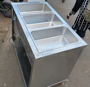 3-Pan Stainless Steel Electric Bain Marie / Food Warmer