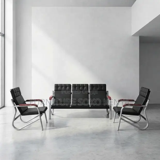 Urban 5-Seater Ofisi ya Mtendaji Sofa Set ya Wageni - 1