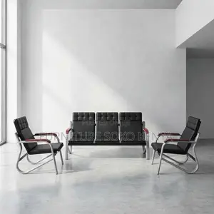 Urban 5-Seater Ofisi ya Mtendaji Sofa Set ya Wageni