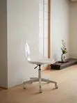 Kiti cha Dawati la Eames Style Likiwa Wazi na Mzunguko - 2