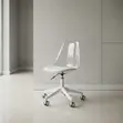 Kiti cha Dawati la Eames Style Likiwa Wazi na Mzunguko - 3