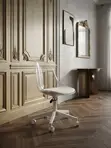 Kiti cha Dawati la Eames Style Likiwa Wazi na Mzunguko - 4