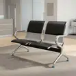 Benchi la Kusubiri la Viungo 2 Nyeusi lenye Padi - 2