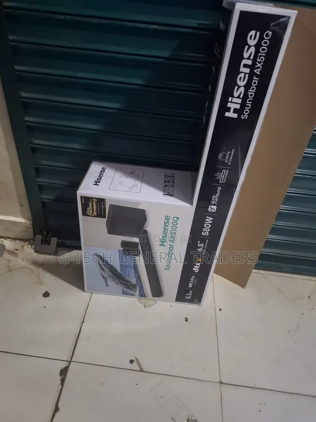 Hisense AX5100Q 5.1 Channel 580W Soundbar System na Dolby Atmos - 1