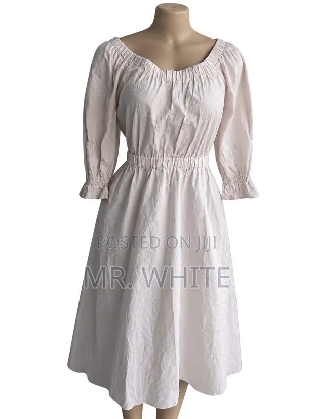 New Look Petite Gauni la Mikono Mirefu Beige - 1