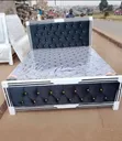 Kitanda cha Ukubwa wa Queen cha Velvet Nyeusi - 2