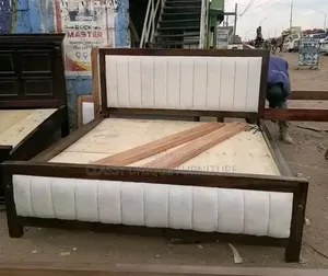 Dark Cream 6x6 King Size Bed