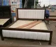 Dark Cream 6x6 King Size Bed - 2