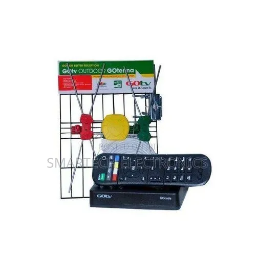 GOtv Decoder + Grid Antenna (Mwaka 1 wa Dhamana) - Nyeusi - 1