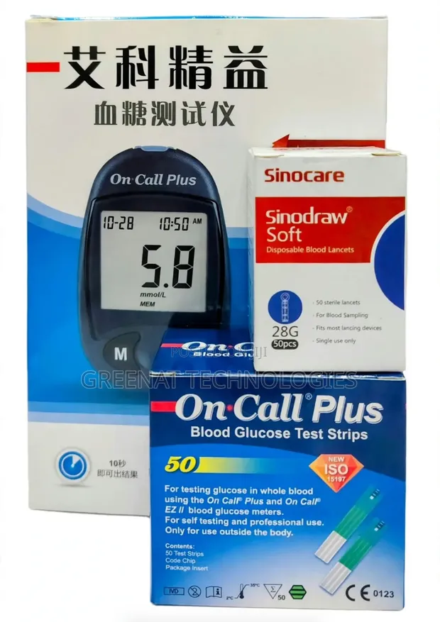 On Call Plus Blood Glucose Monitoring Kit - 1