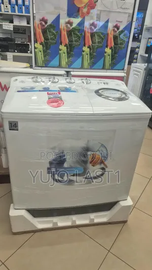 Midea Twin Tub Washing Machine 10KG Nyeupe (MT100W100/WG)