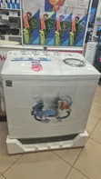 Midea Twin Tub Washing Machine 10KG Nyeupe (MT100W100/WG) - 1