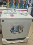 Midea Twin Tub Washing Machine 10KG Nyeupe (MT100W100/WG) - 2
