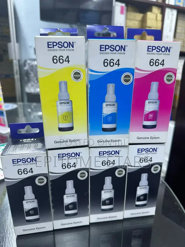Epson 664 Ink Cartridge - Vibrant Colour & Sharp Black - 1