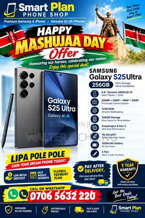 New Samsung Galaxy S25 Ultra 256GB Black