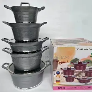 Set ya Vyombo vya Kupikia Visivyo Namna 10-Piece