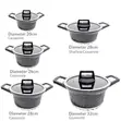 Set ya Vyombo vya Kupikia Visivyo Namna 10-Piece - 4