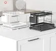 Double-Layer Dish Rack Countertop Storage Holder - 1
