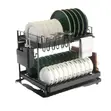 Double-Layer Dish Rack Countertop Storage Holder - 2