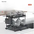 Double-Layer Dish Rack Countertop Storage Holder - 5