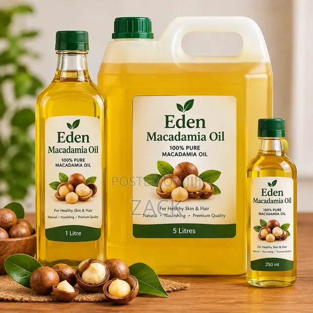 Eden Macadamia Oil - 100% Pure - 1