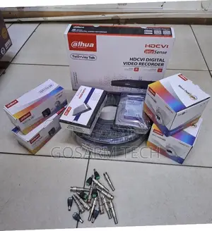 Dahua Smart Dual Light CCTV Kit ya Channel 4 na Sauti