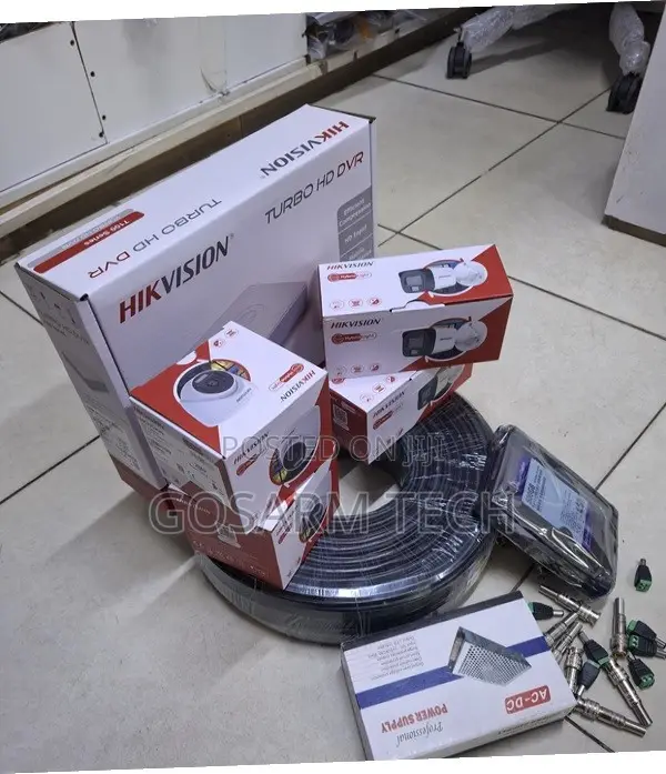 Hikvision 4 Channel CCTV Kit 2MP Full Color Night Vision - 1