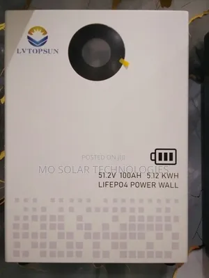 Lvtopsun 5.12kWh 51.2V 100Ah Betri ya Lithium LiFePO4