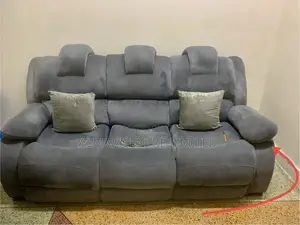 Luxury Elegant Sofa Set - Gray Suede