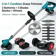 Foldable Cordless Lawn Mower with 2 x 48V Batteries - 3
