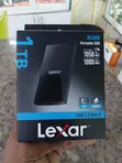 1TB Lexar SL300 USB 3.2 Gen 2 Portable SSD - Black - 2