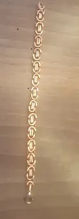 Mkufu wa Chain ya Byzantine wa Copper Uliotengenezwa kwa Mkono - 2