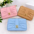 Elegant Ruched Chain Shoulder Bag - 1