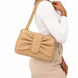 Elegant Ruched Chain Shoulder Bag - 2