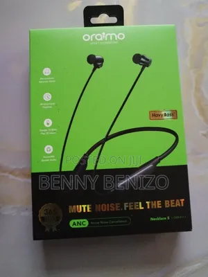 Oraimo Necklace 5 Wireless Earbuds (Black)