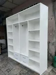 Custom Modern White Open Wardrobe Organizer - 2