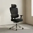 Kiti cha Ofisi cha Dual Orthopedic Reclining - Nyeusi - 1