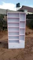 Kabati la Hifadhi Nyeupe na Pink - 1