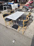 Restaurant Table (4x2) with 4 Chairs - 1