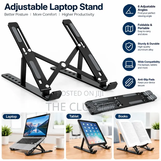 Adjustable Foldable Laptop Stand - 1