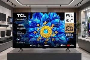 85-Inch TCL P745 4K UHD Google TV Bila Fremu