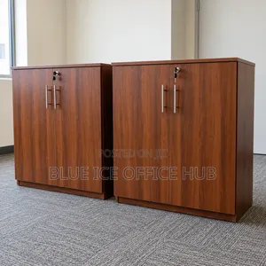 Brown Office Storage Cabinets with Lock