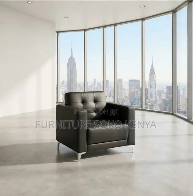Ofisi Sofa ya Mtu Mmoja ya Kiti cha Juu - 1