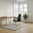 Kiti cha Ofisi cha PU Leather chenye Ergonomic na Mkono - 5