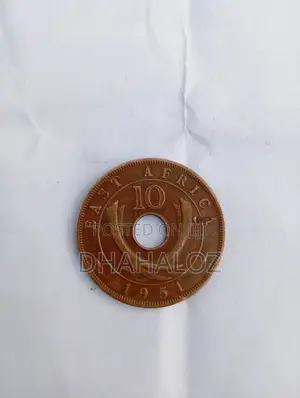 Sarafu Adimu ya East Africa 10 Cent 1951